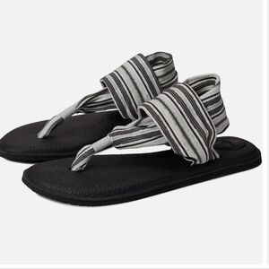 Sanuk Women Yoga Flip Flop Sandals Flats shoes sz 7